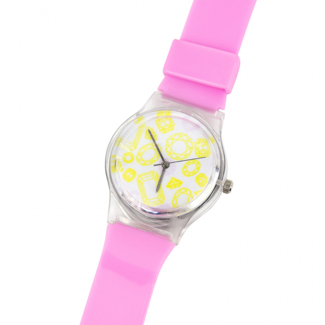 Часы Tempo "Бриллианты" (розовые)