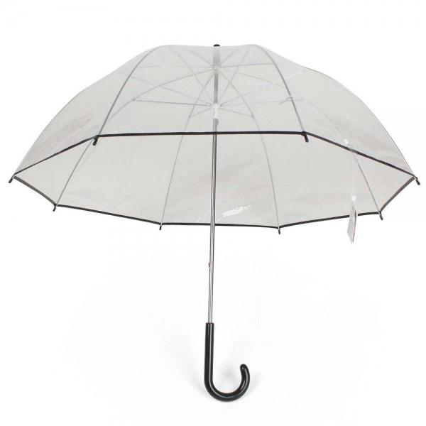 Зонт "Прозрачный" (черная окантовка)