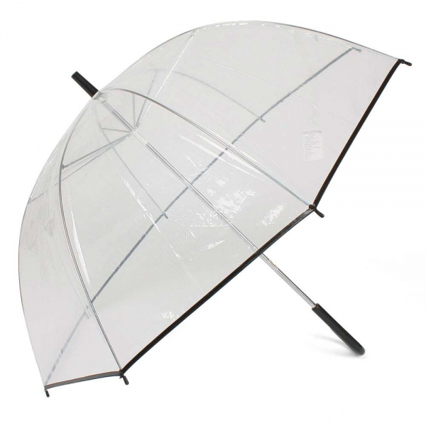 Зонт "Прозрачный" (черная окантовка)