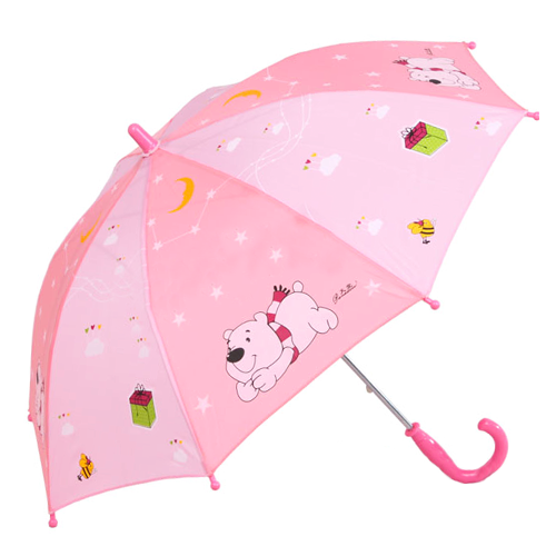 Зонт "Настроение - Мишка и звезды (розовый)"